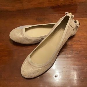 Kate Spade Gold Flats